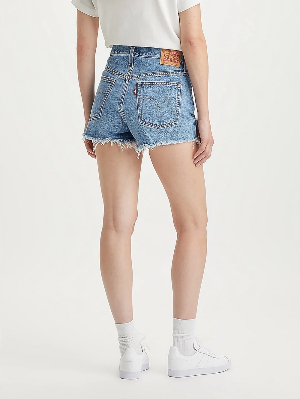 Levi’s 501® ORIGINAL FIT HIGH RISE WOMEN'S SHORTS - Picture 3 of 7